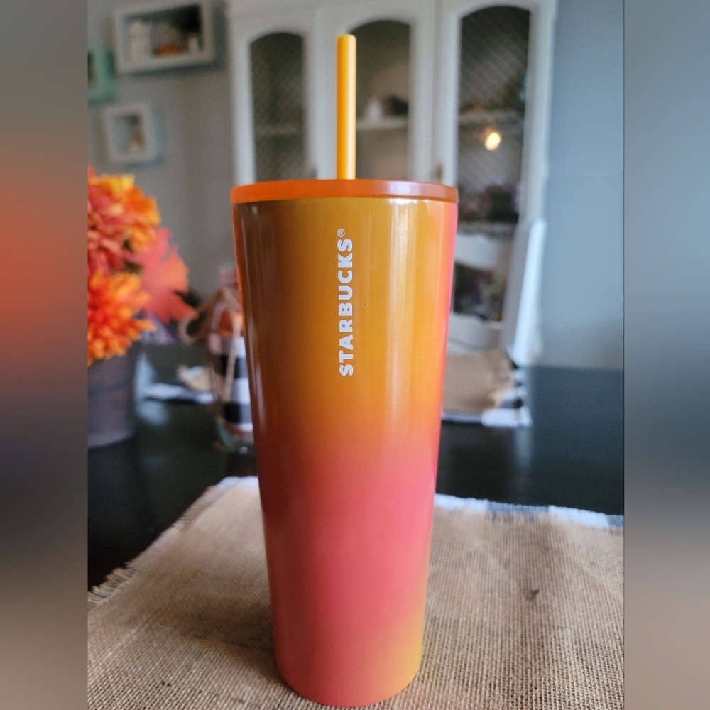 Starbucks Gradient orange/pink Tumbler